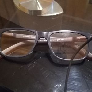 Matte navy blue reading glasses